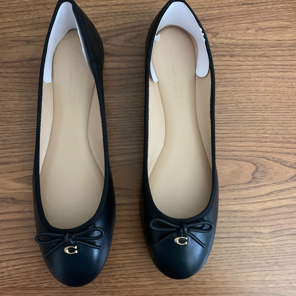 Coach Abigail Leather Ballet Flats - Picture 3 of 5